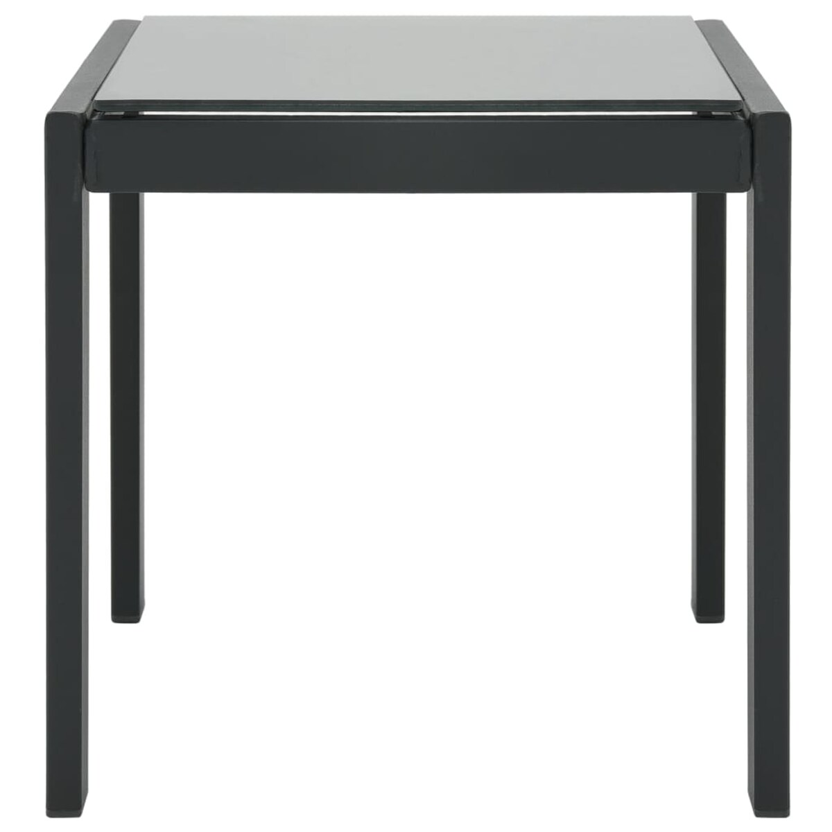 vidaXL Zestaw 2 leżaków ze stolikiem, textilene i stal