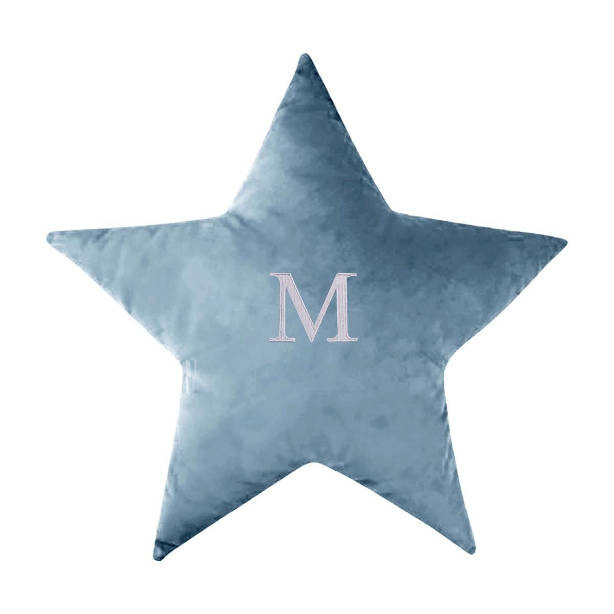 Poduszka GWIAZDKA VELVET VE2260 | błękitny