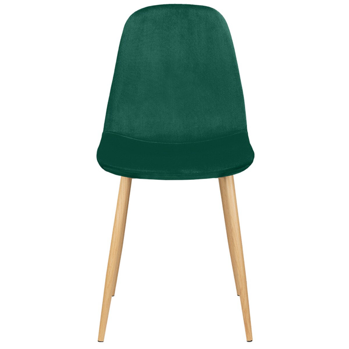 Krzesło tapicerowane do salonu welurowe nowoczesne pikowane zielone