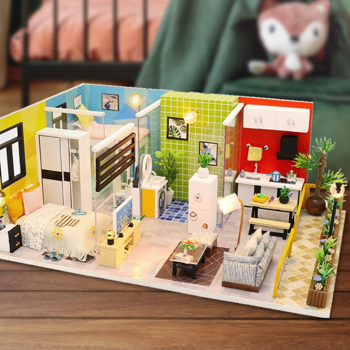 Miniaturowy domek - Skandynawskie życie