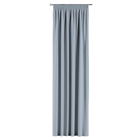 Zasłona na taśmie marszczącej 1 szt. 130x245 gołębi szary