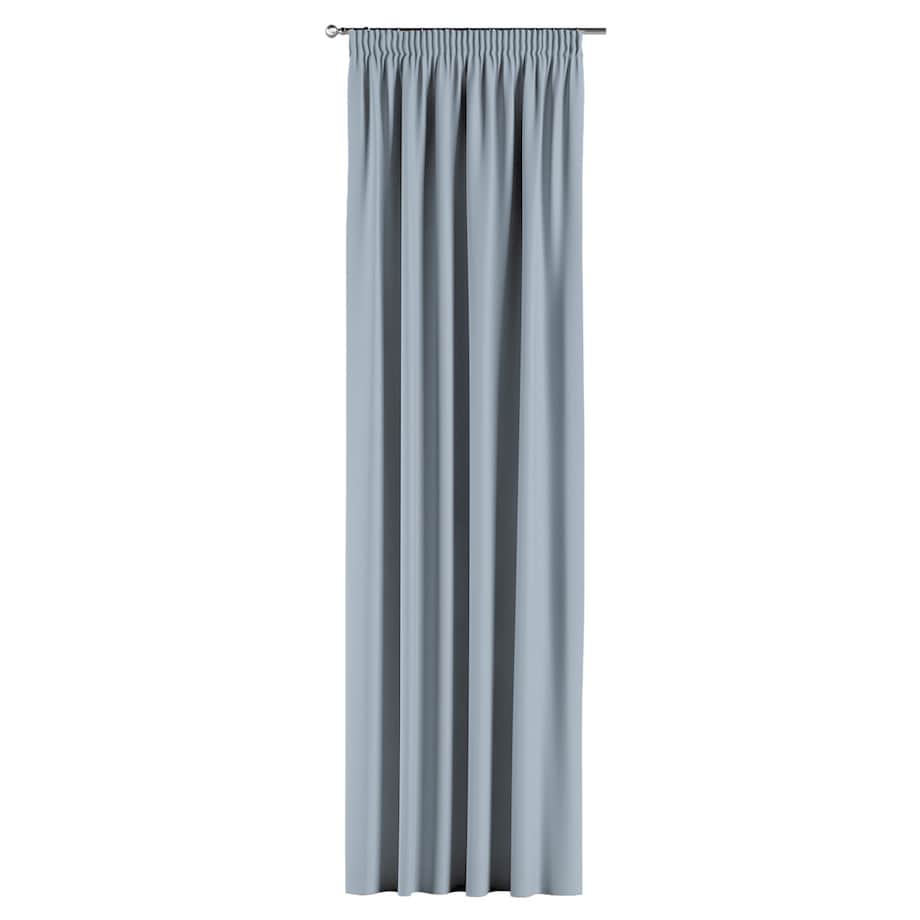 Zasłona na taśmie marszczącej 1 szt. 130x245 gołębi szary