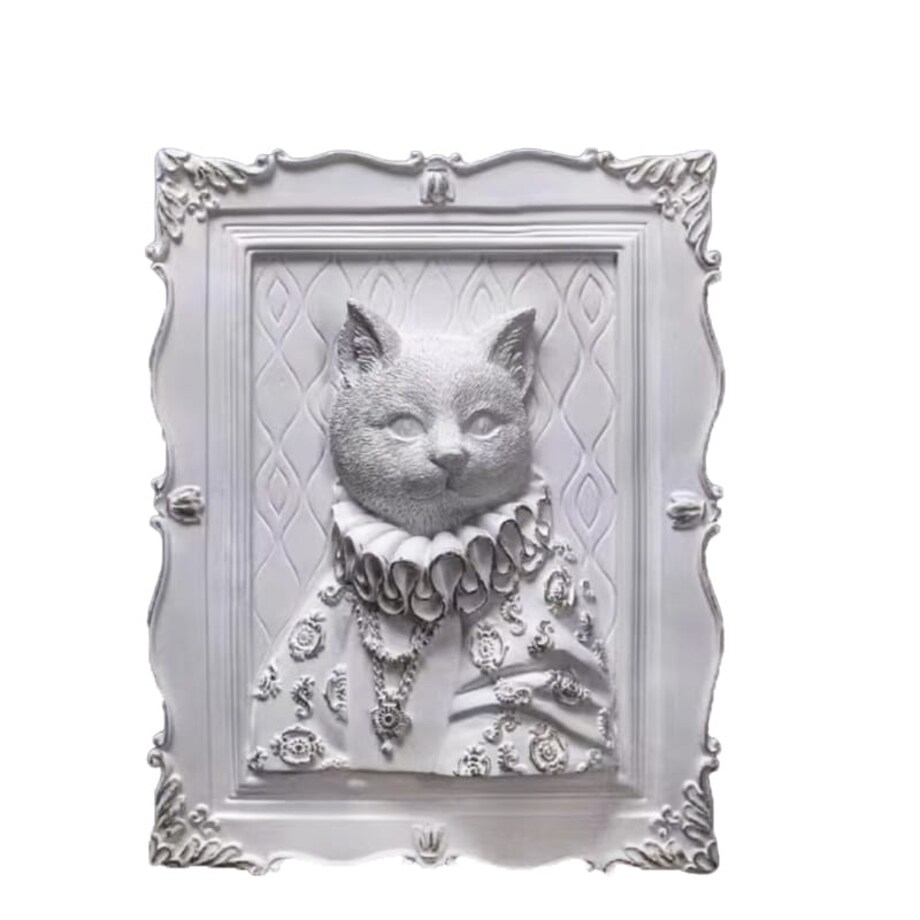 Malowanie 3D - Płaskorzeźba Królewski kot