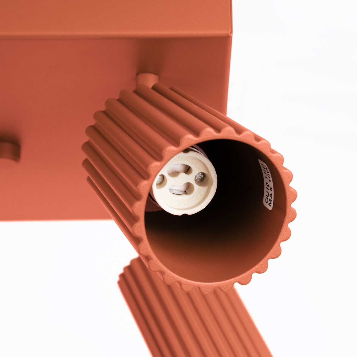 Plafon KARBON 4 ochra czerwona