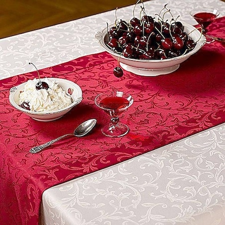 Obrus Ares ecru - 120x120 cm - ecru