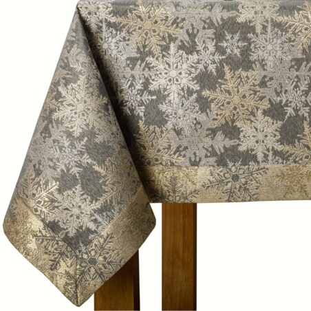 Obrus Magiczne Święta - 120x180 cm - złoty
