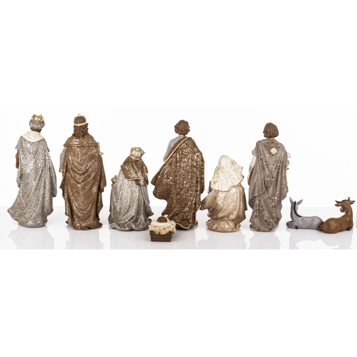 Dekoracja - szopka NATALE 6 postaci 26x69x23 cm