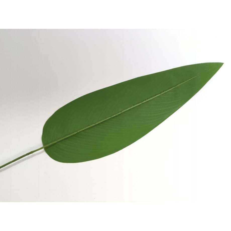 DŁUGI SZTUCZNY LIŚĆ ZIELONY na kompozycje bukiet stroik GUMOWANY jak żywy