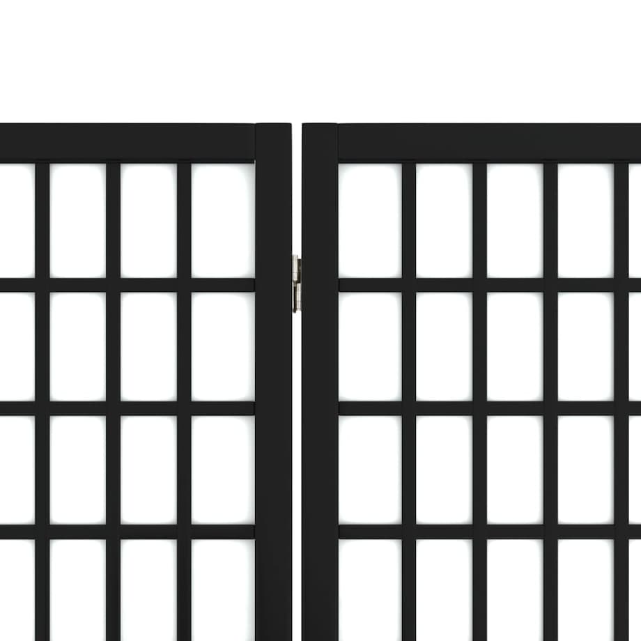 vidaXL Składany parawan 6-panelowy, styl japoński, 240x170 cm, czarny