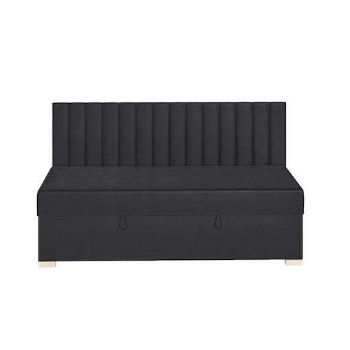 Mesonica Łóżko Chill, linie granatowe, 90x200