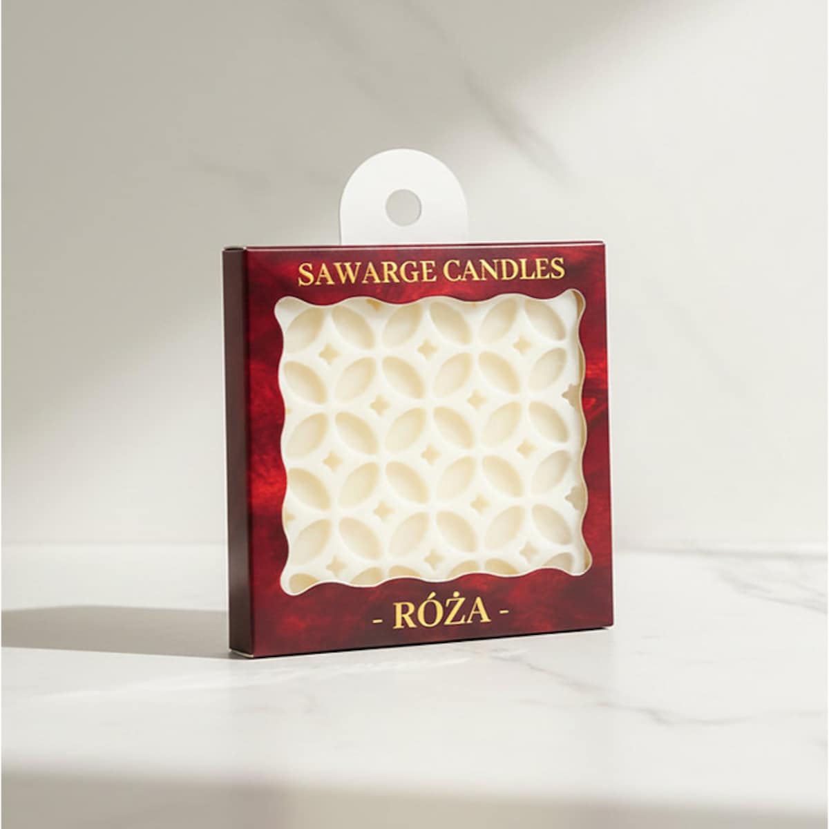 Zapachowa zawieszka do szafy wosk sojowy Róża