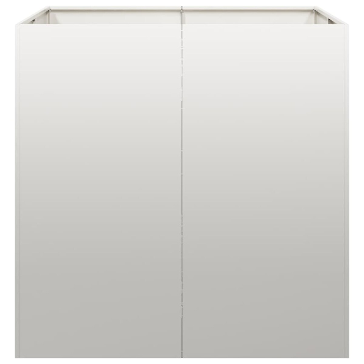 vidaXL Doniczka 80x80x80 cm Stal nierdzewna