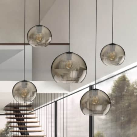 Klosz podłużny Cameleon Pear L 10328 zwis przeźroczysty