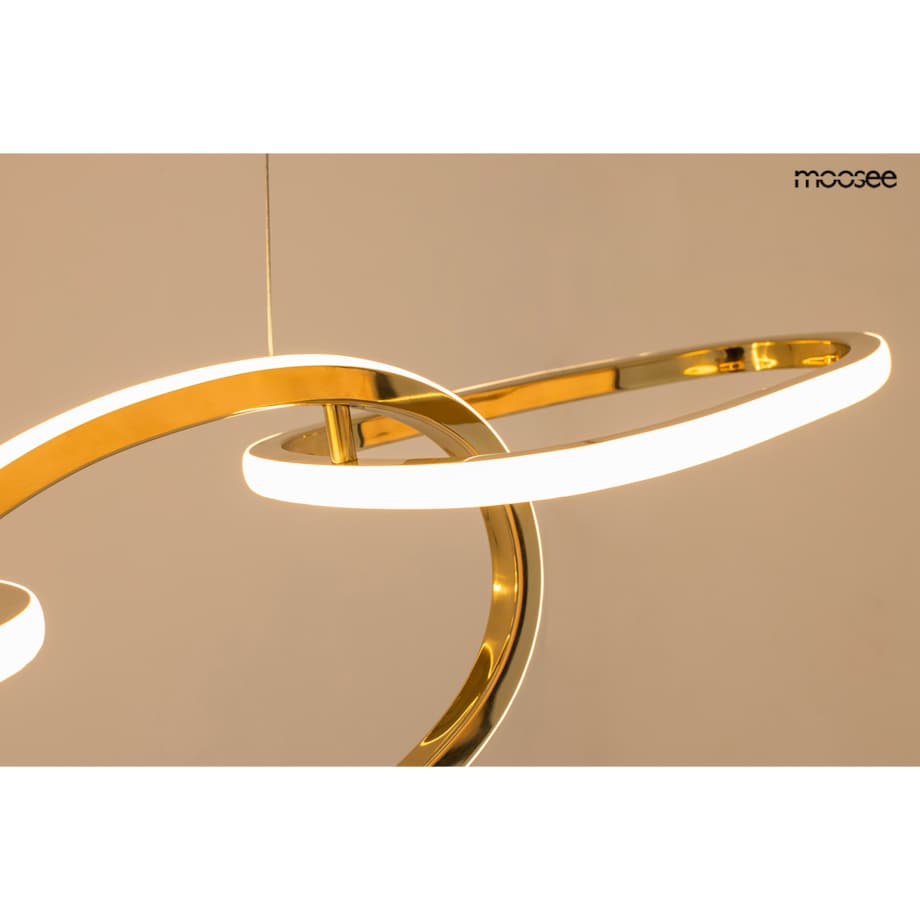 MOOSEE lampa wisząca JAZZ 5 złota