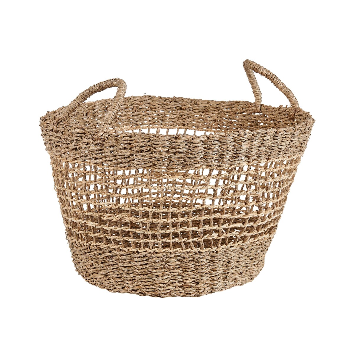 Zestaw 2 koszy z trawy morskiej naturalny AROWANA