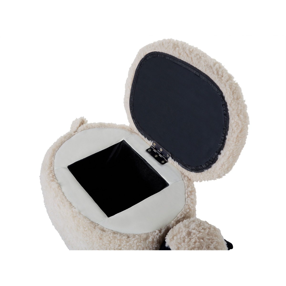 Pufa zwierzak ze schowkiem beżowa SHEEP