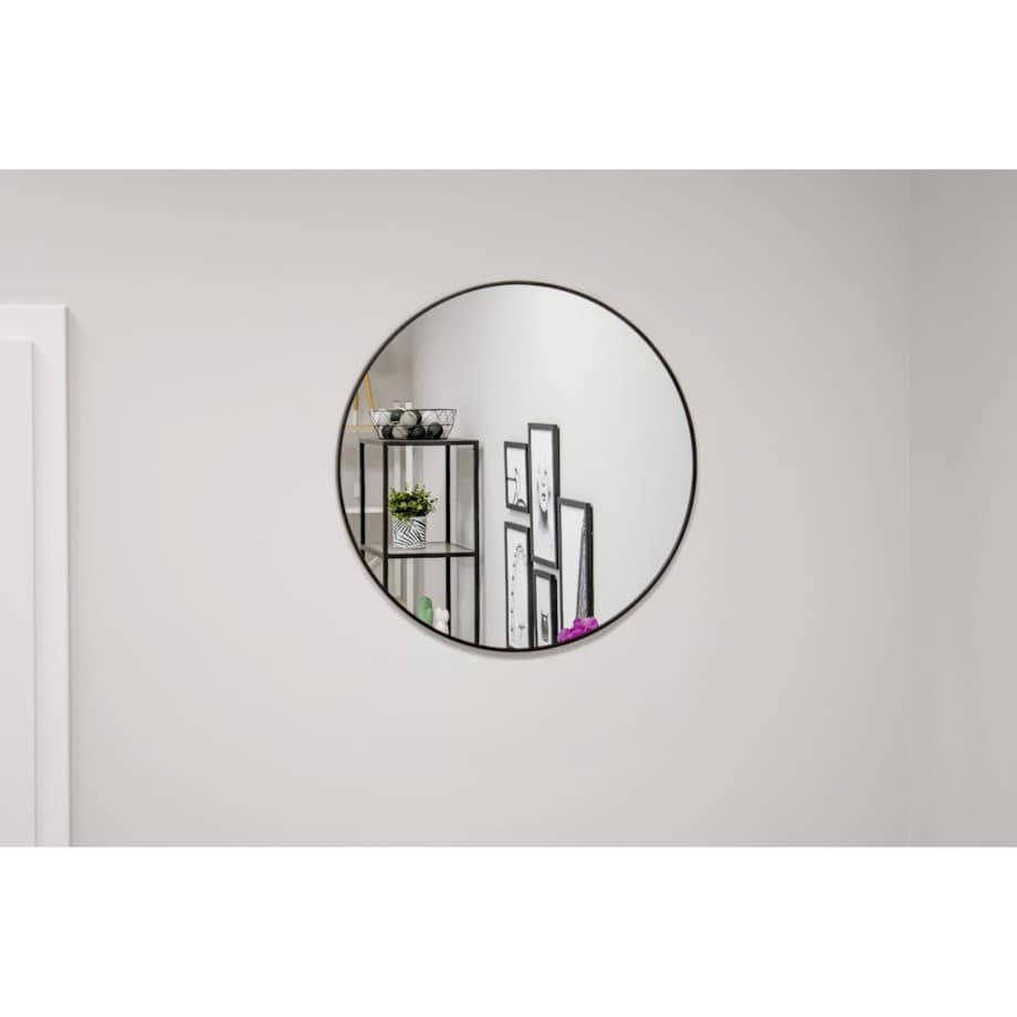 Lustro 50 Cm Czarna Rama