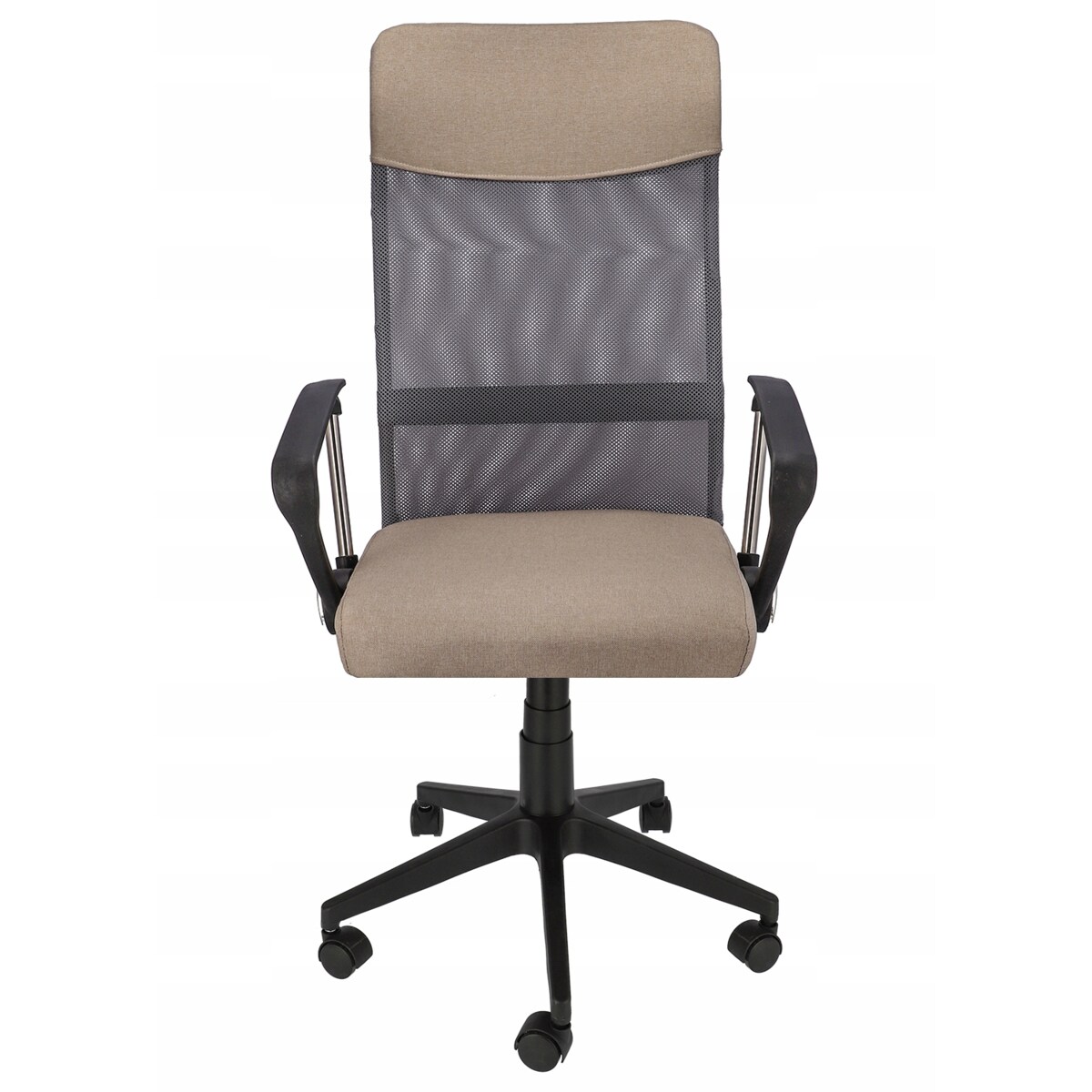 Fotel Krzesło Do Biurka Biura Zoom Tkanina Beż