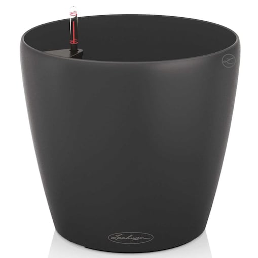 LECHUZA Donica Classico Color 35 ALL-IN-ONE, szara, 13224