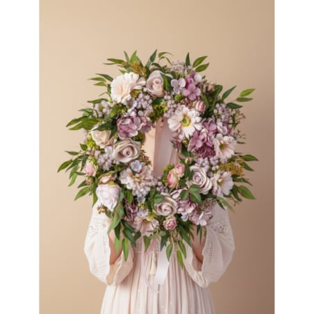 Wianek wiosenny liliowy