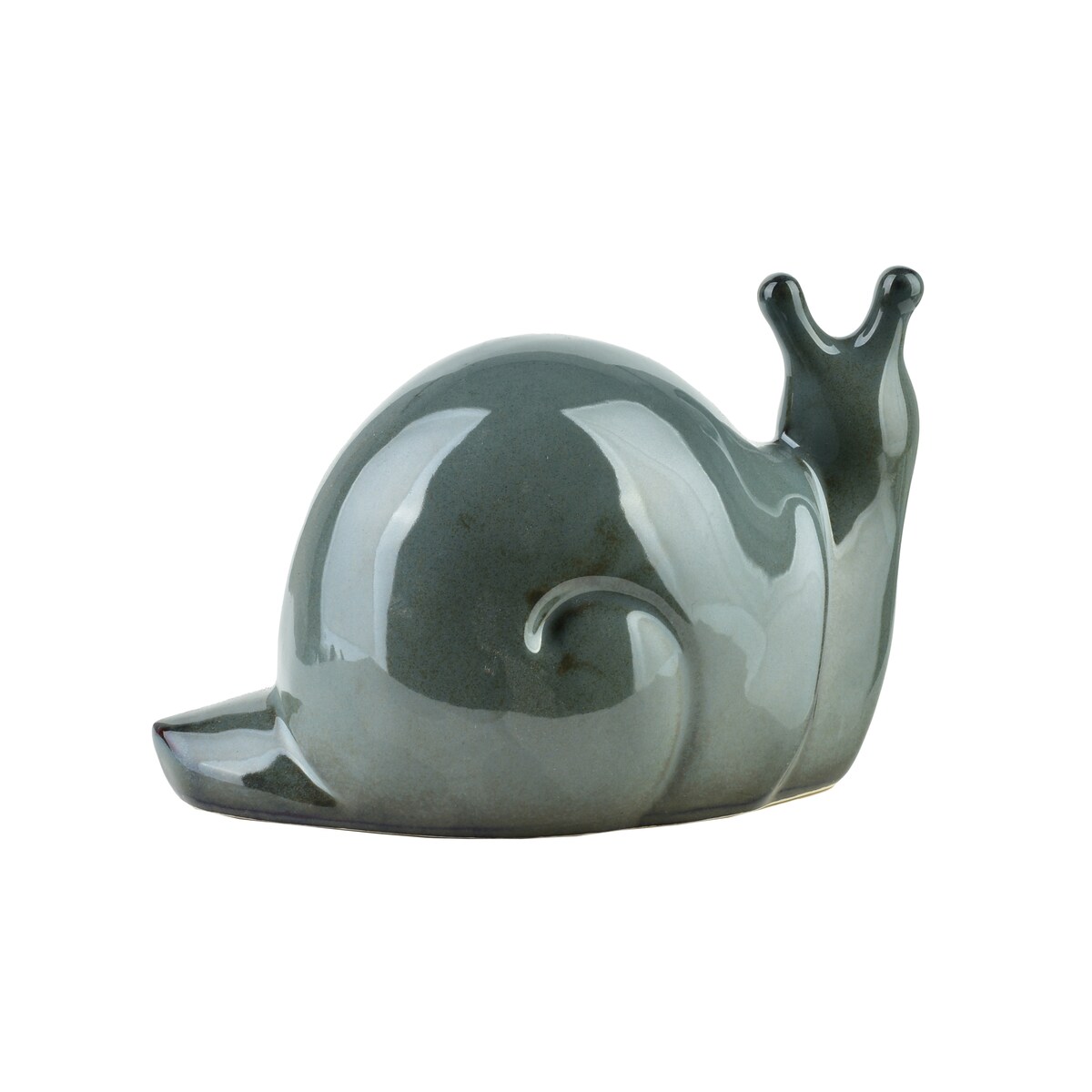 MAVE BLUE Figura ślimak ceramiczny 19x11x11cm