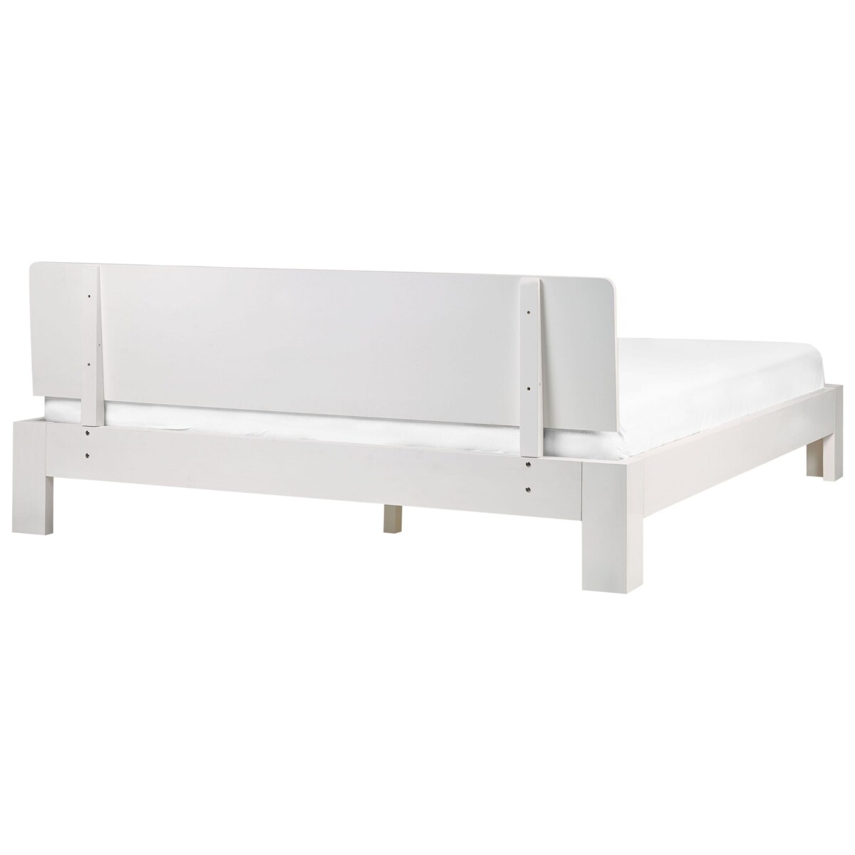 Łóżko drewniane 180 x 200 cm białe ROYAN