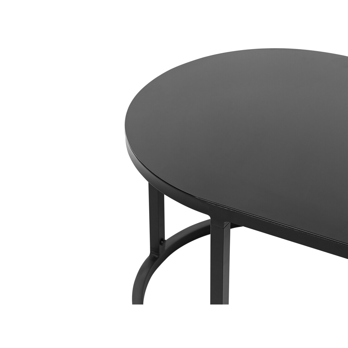 Zestaw ogrodowy ze stolikiem dla 3 osób MONTEFALCO Metal Biały