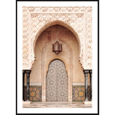 Poster Story, Plakat, Obraz - Meczet Hassana w Casablance w Maroko, wymiary 21 x 30 cm