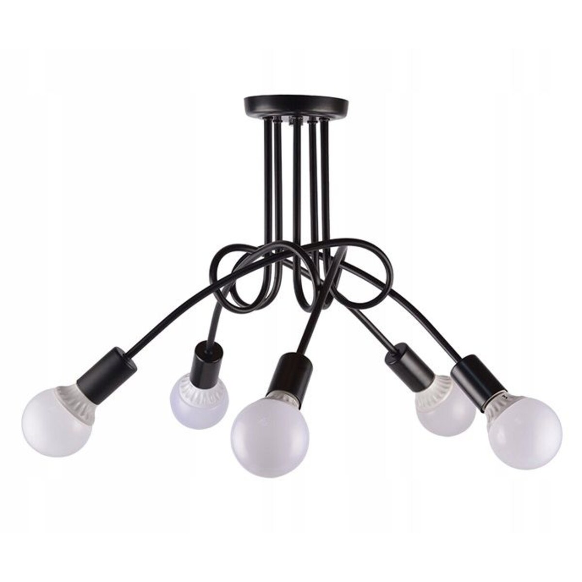 Lampa Sufitowa Wisząca Żyrandol Paradise 5 E27 Led