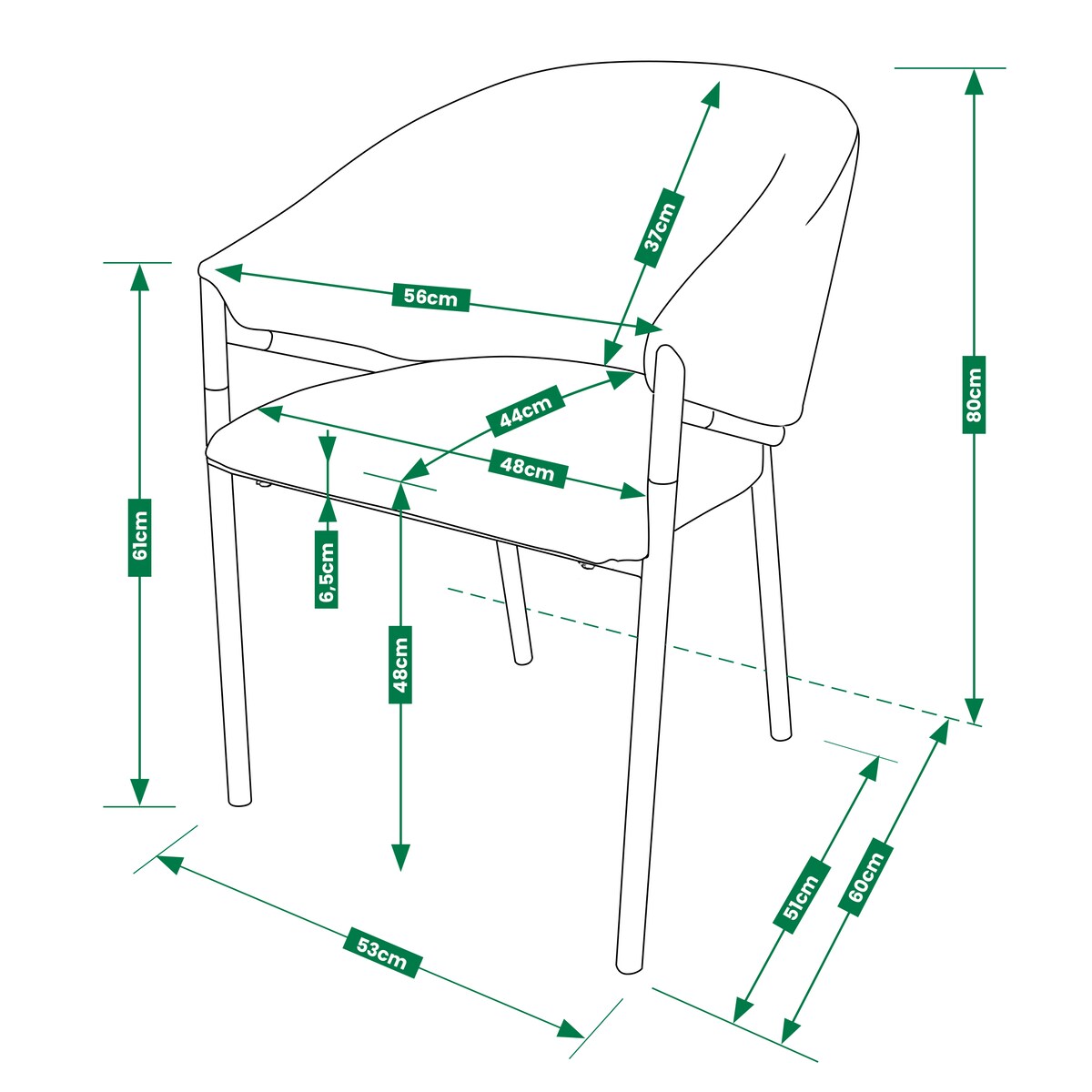 Krzesło welurowe eleganckie AMBER szare