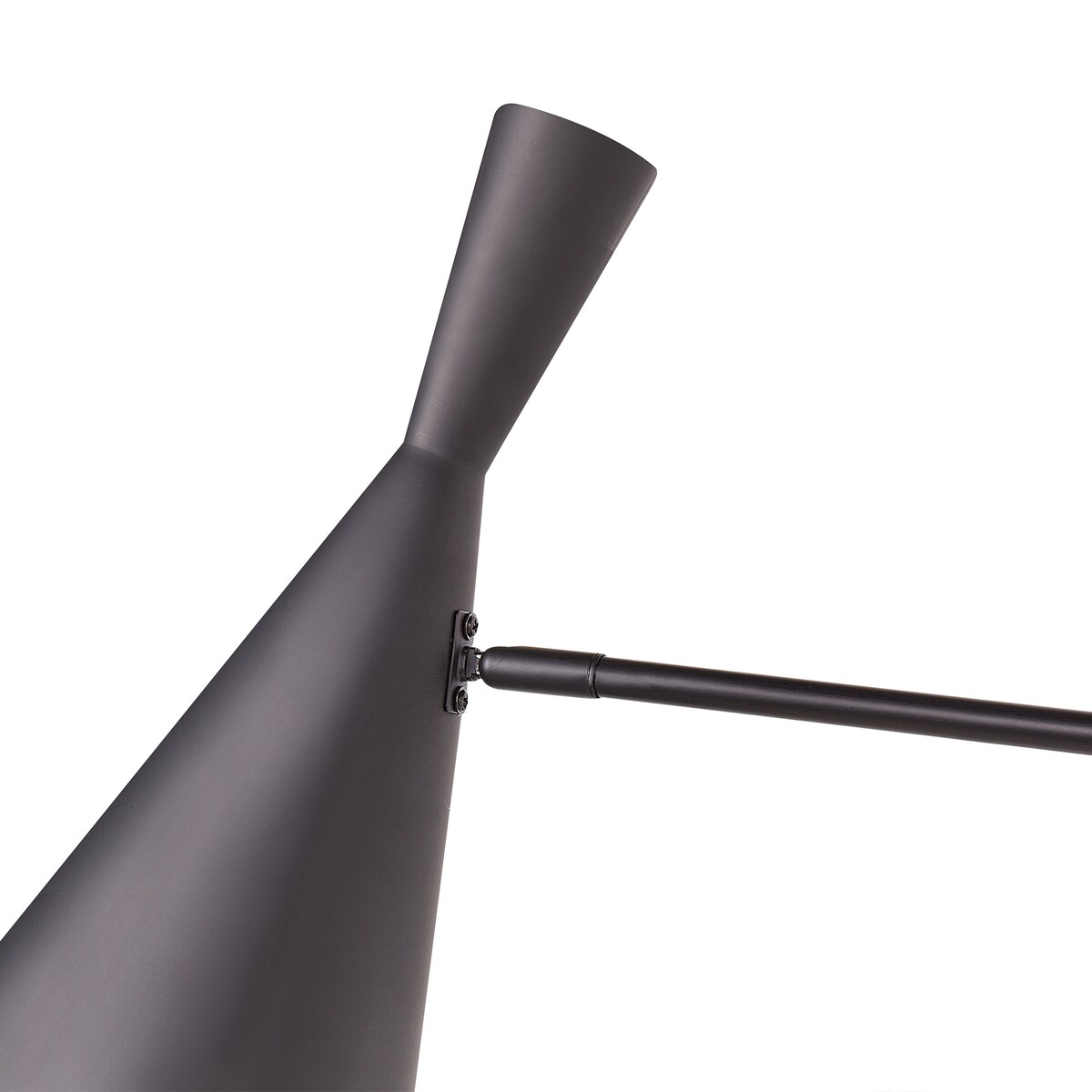 Lampa ścienna MARISA Czarny Metal Regulowana