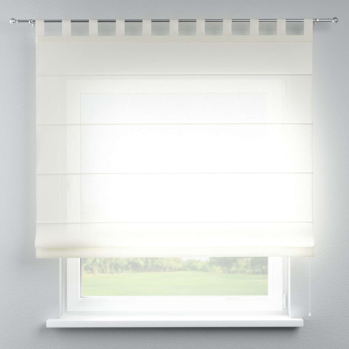 Roleta rzymska Verona 120x170 prześwitujący ecru