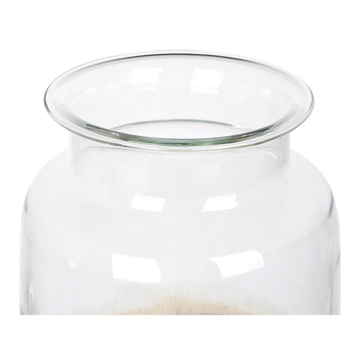 Wazon na kwiaty szklany 30 cm opalizujący wielokolorowy BHATURE