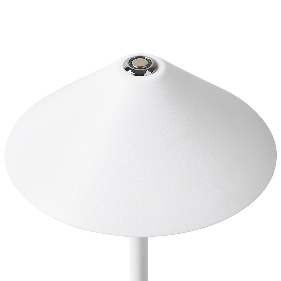 Bezprzewodowa lampa stołowa LED FRANCOLI Ze ściemniaczem Metal Biały