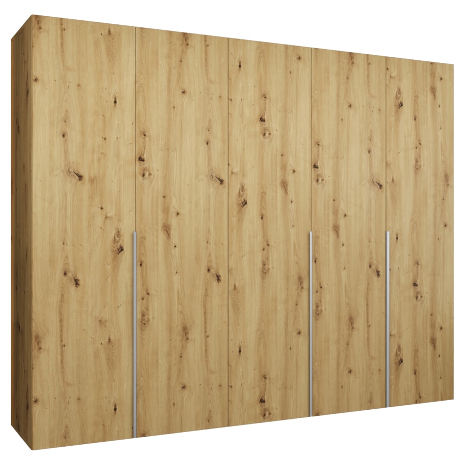 Szafa uchylna otwierana ALICANTE 1 250 wys. 202 cm Artisan + u. Czarny