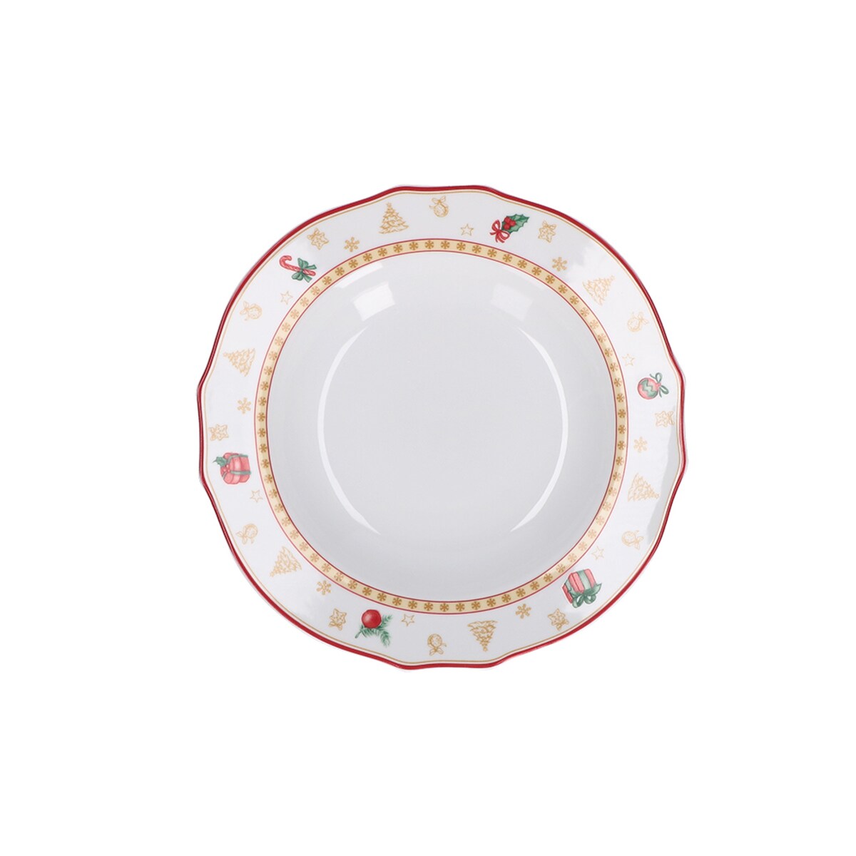 LA PORCELLANA BIANCA CHRISTMAS EDITION Zestaw 3 talerzy dla 2 osób