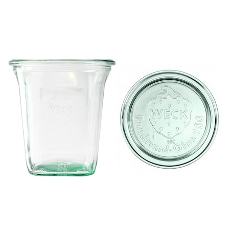 WECK Słoik Quadro 545 ml z pokrywą - op. 6 szt