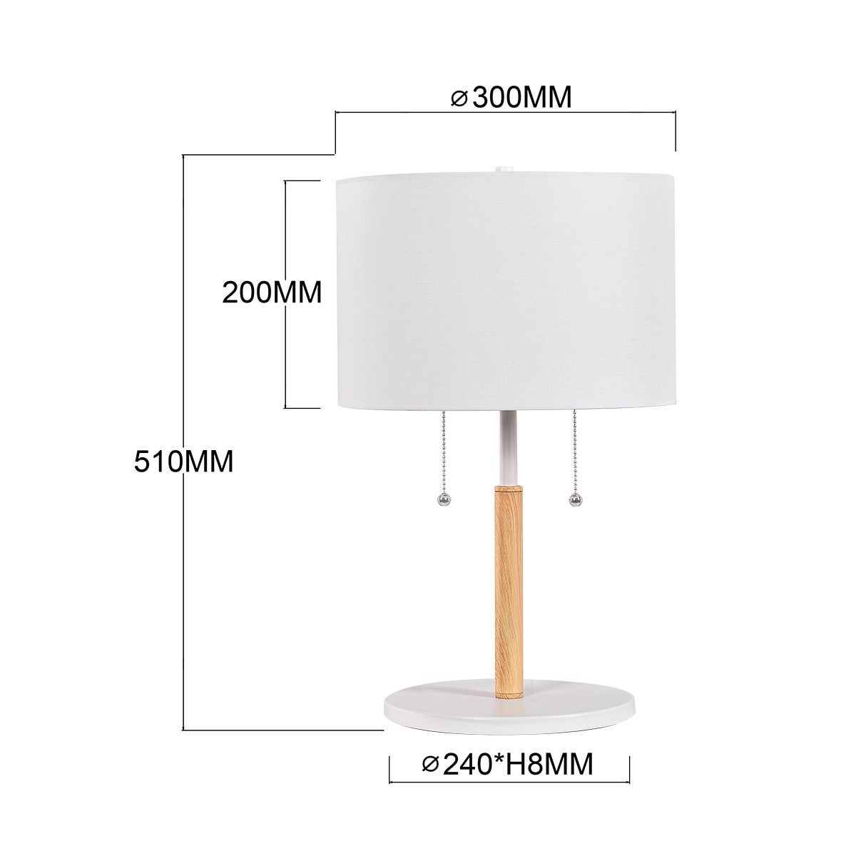 Lampa stojąca Light Prestige Fogo biały 2 x E27 1 szt.