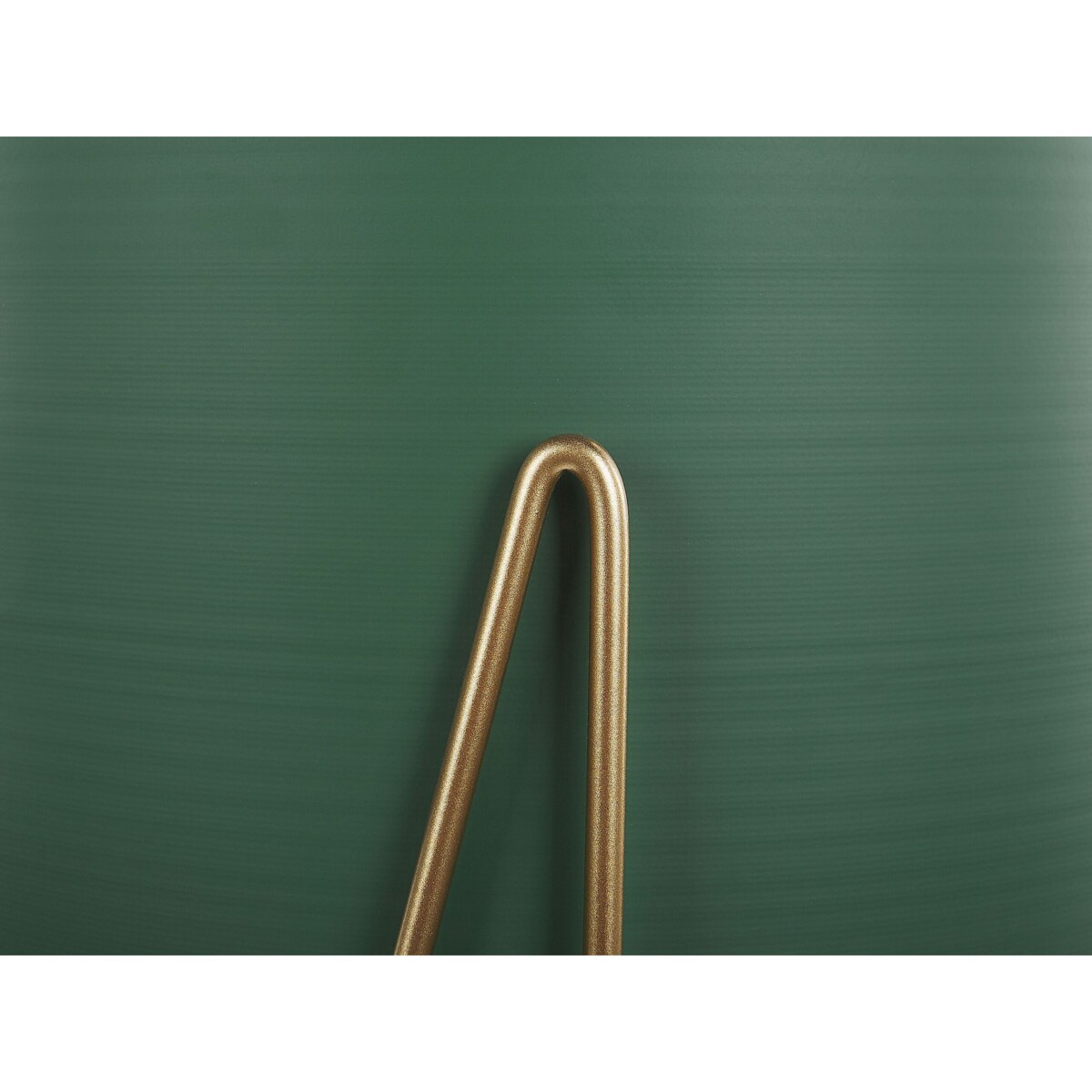 Doniczka na stojaku metalowa 28 x 28 x 50 cm zielono-złota KALANDRA