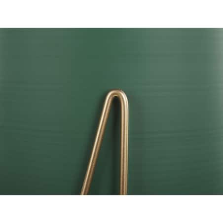 Doniczka na stojaku metalowa 28 x 28 x 50 cm zielono-złota KALANDRA