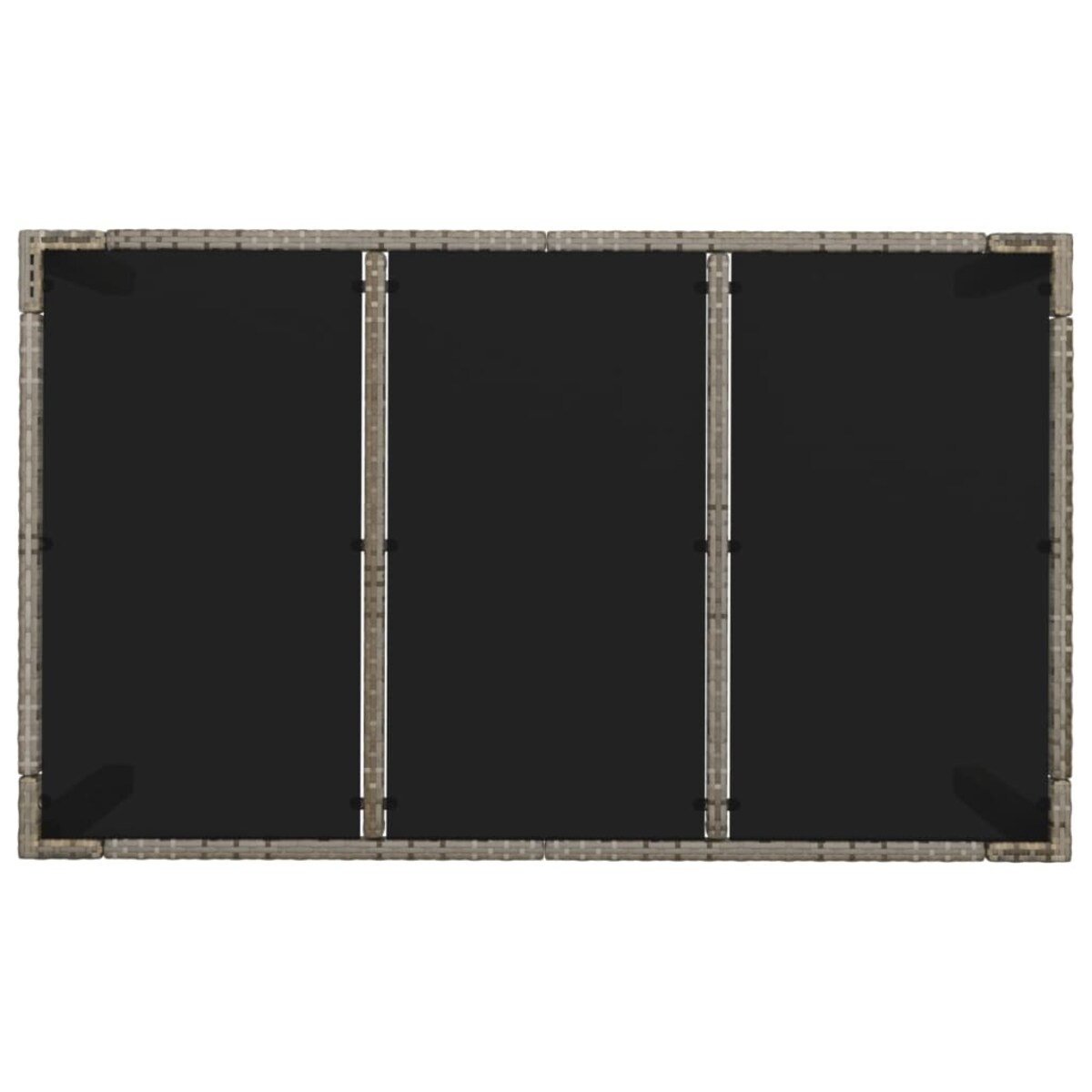 vidaXL 5-cz. zestaw mebli ogrodowych z poduszkami, szary, rattan PE