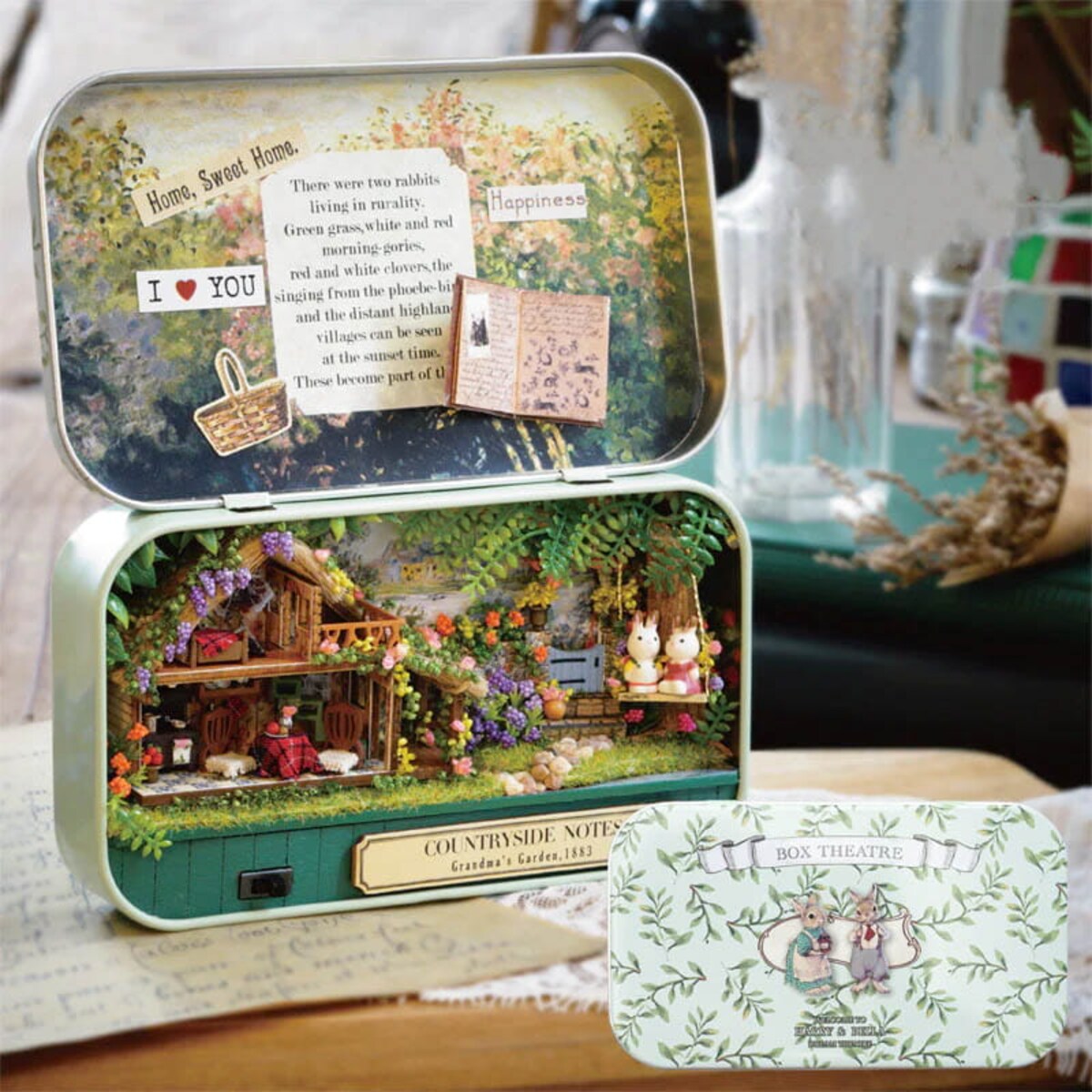 Miniaturowy domek DIY - Sielski zakątek