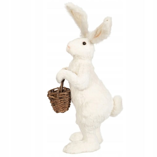 ZAJĄC WIELKANOCNY XL FIGURKA ZAJĄCZEK KRÓLIK DUŻY DO SALONU DOMU WIELKANOC