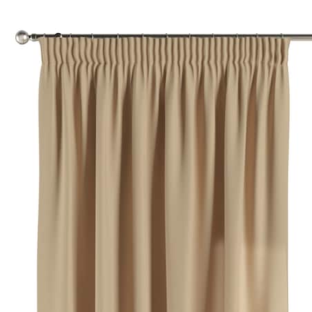 Zasłona na taśmie marszczącej 1 szt. 130x260 caffe latte (beżowy)