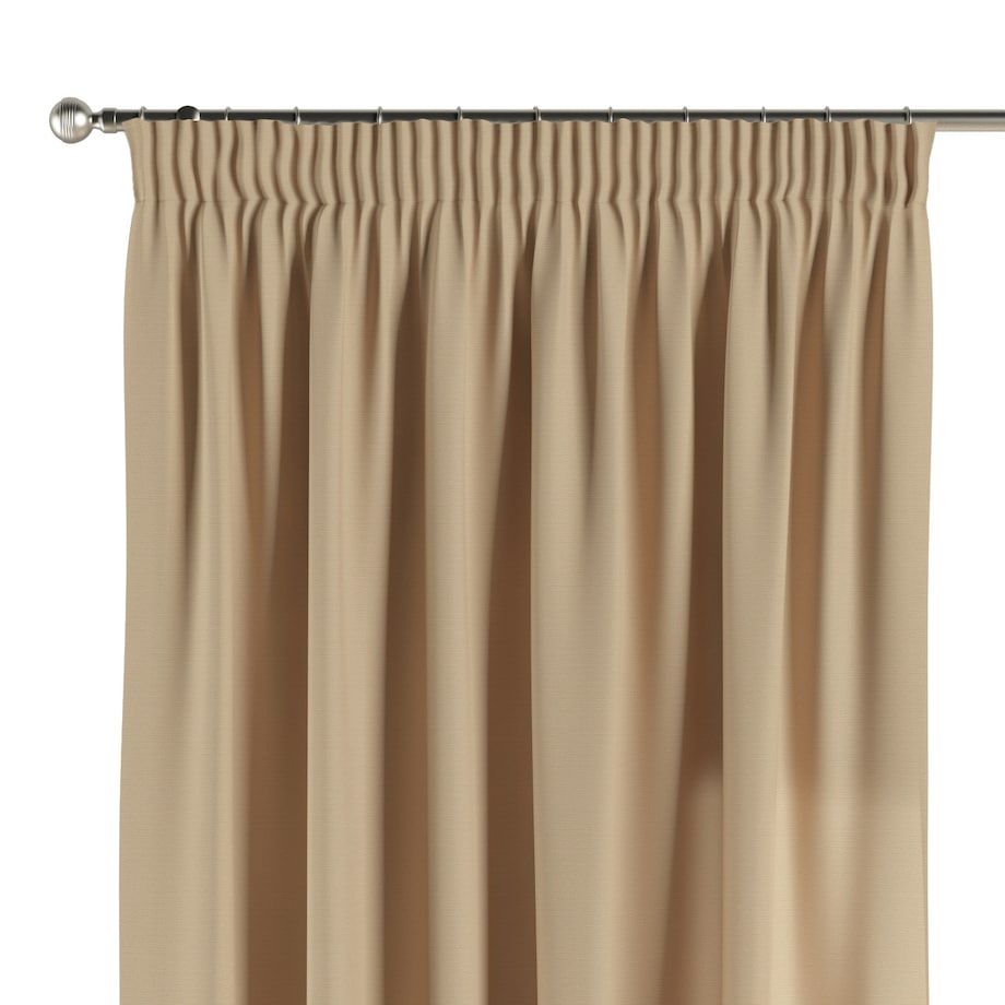 Zasłona na taśmie marszczącej 1 szt. 130x260 caffe latte (beżowy)