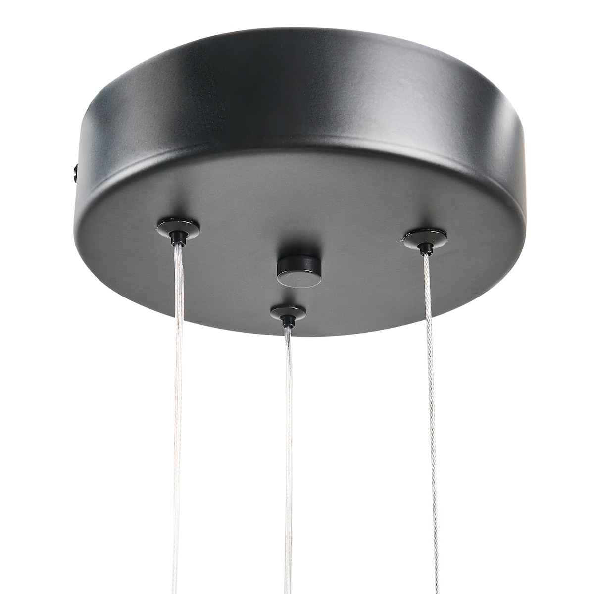 Lampa wisząca LED PALUN Ze ściemniaczem Metal Czarny