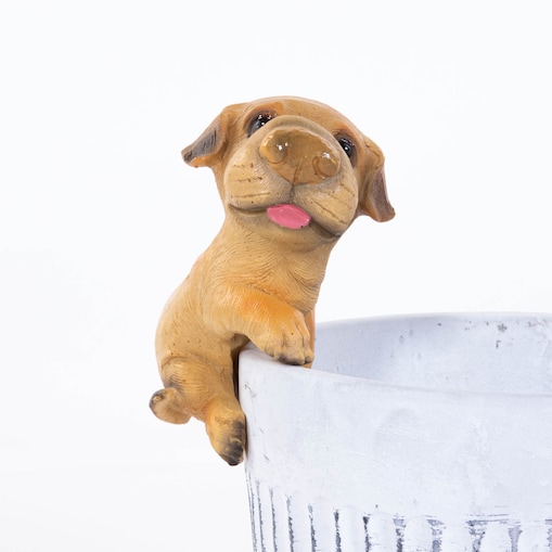 Ozdoba na doniczkę, zawieszka piesek