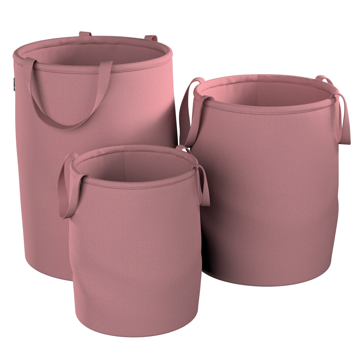 Kosz na zabawki Tobi, zgaszony róż, 30x40cm, Cotton Story