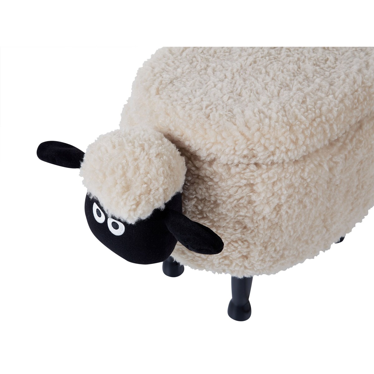 Pufa zwierzak ze schowkiem beżowa SHEEP