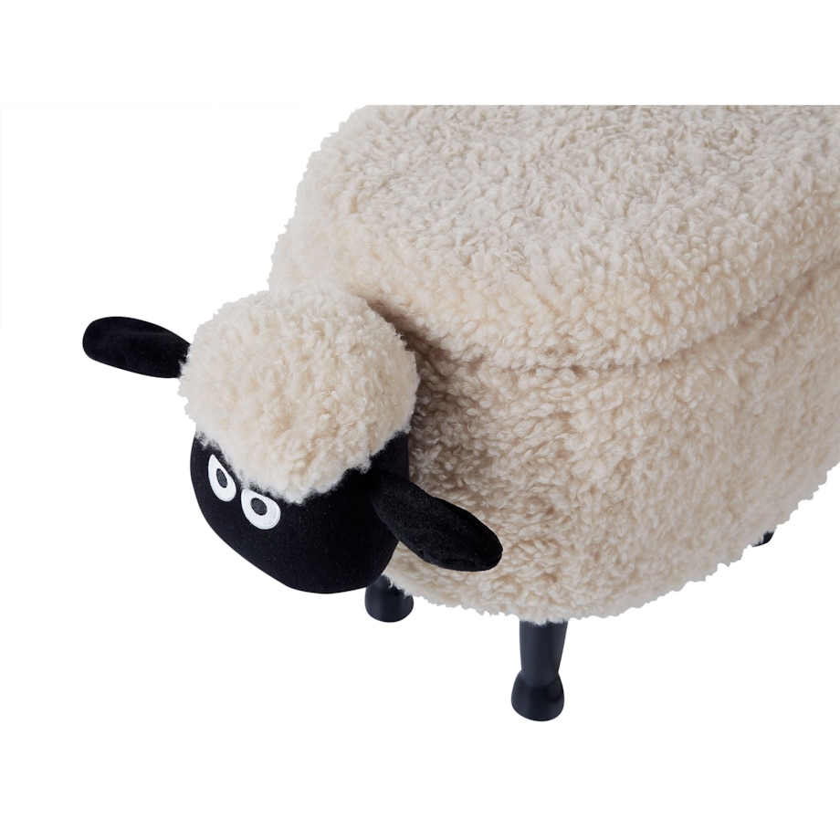 Pufa zwierzak ze schowkiem beżowa SHEEP